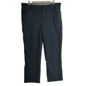 Eddie Bauer Fleece Lined Black Mens Pants Size 40X30